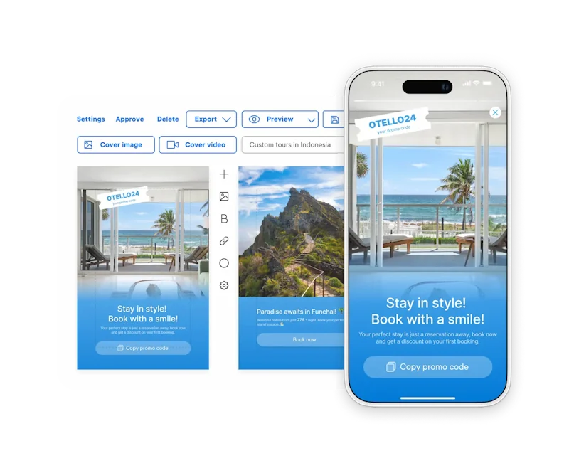 Редактор сторис